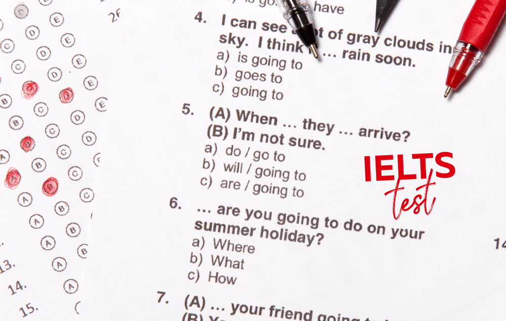 IELTS exam writing and essay marking.