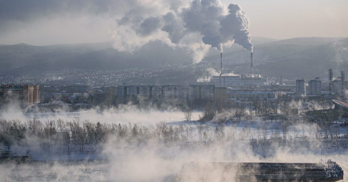 Describe a place you visited and the air was polluted